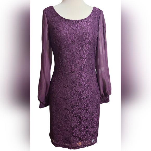 Scarlett Nite Dresses & Skirts - Scarlett Nite size 8 purple dress